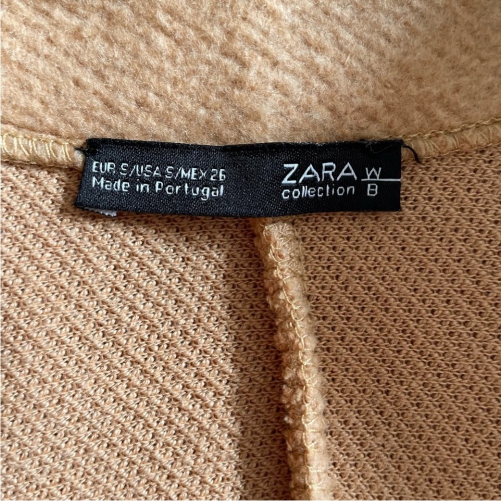 Zara Color Block Coat Size S - Picture 4 of 8